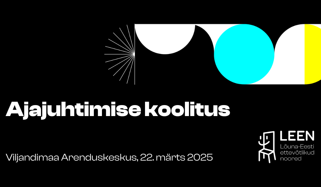Tule ja osale ajajuhtimise koolitusel!