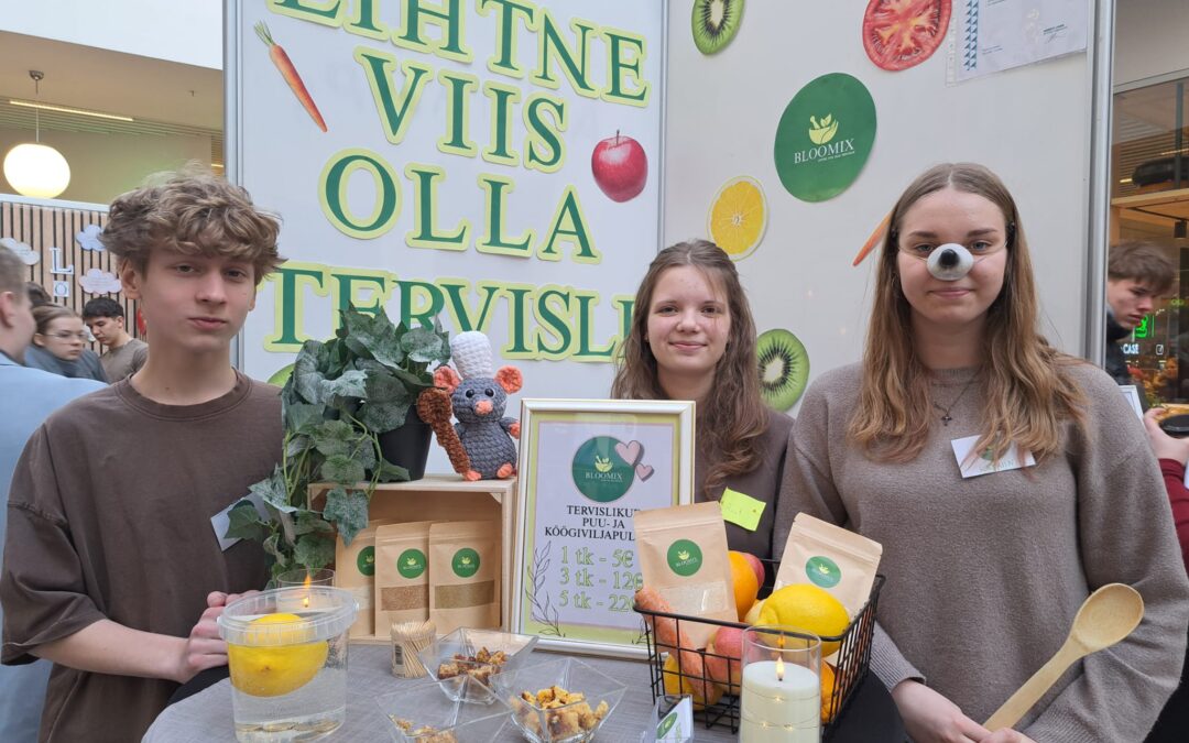 Valgamaa noored käisid Eesti suurimal Õpilasfirmade laadal 