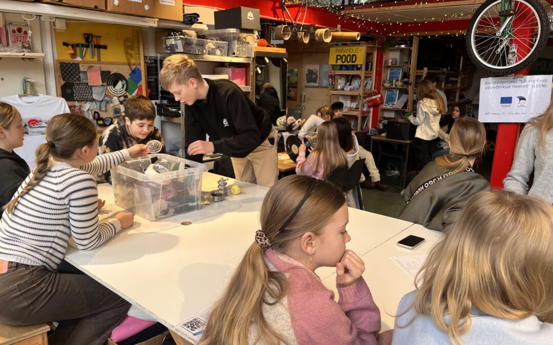 Tartu valla noored käisid loovust arendamas