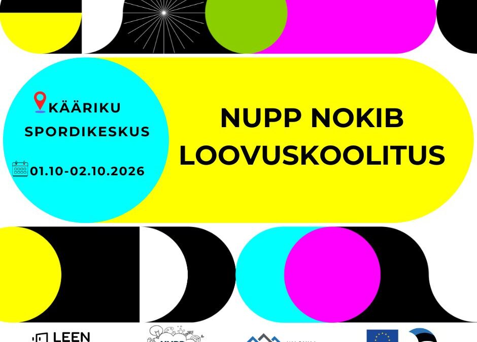 Nupp Nokib “Loovuskoolitus” mini- ja Õpilasfirmadele